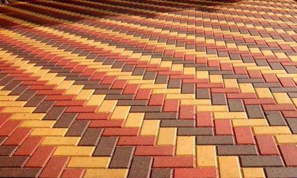 Тротуарна плитка Золотой Мандарин Цегла чорна 200 х 100 х 40 мм.