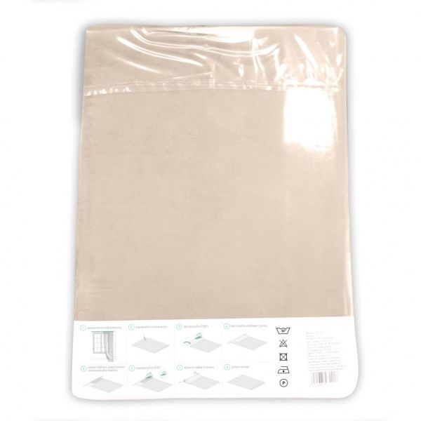 Штора Velour 200х275 см бежевий Decora textile