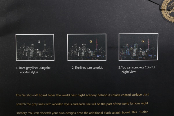 Скретч-картина Канада 40,5x28,5 см 