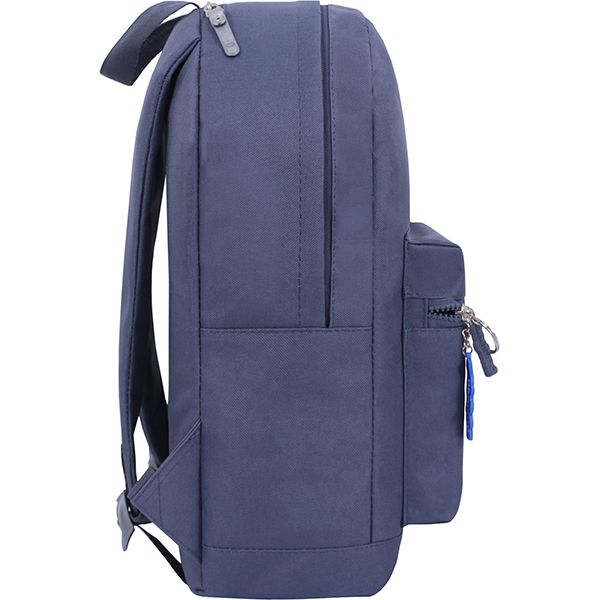 Рюкзак молодежный Bagland с капюшоном Hood W/R 17 л 54466 серый/цветы розовые 458