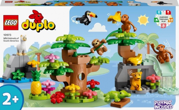 Конструктор LEGO DUPLO Дикие животные Южной Америки 10973
