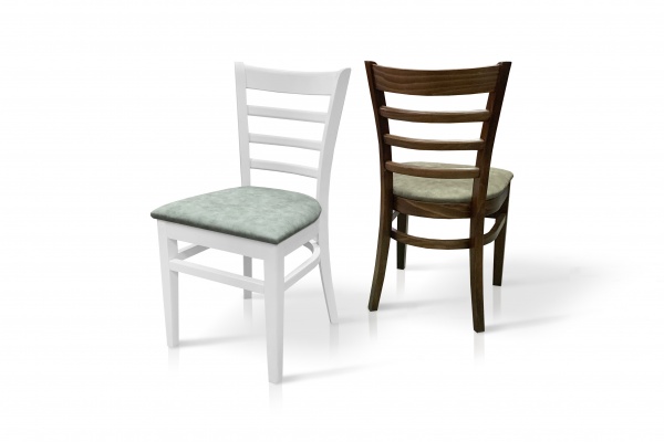 Стул Оксфорд серый / белый