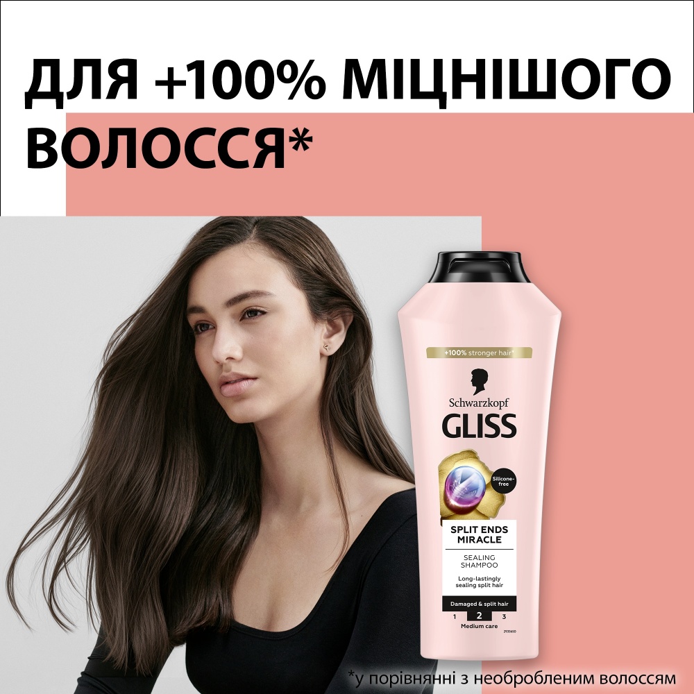Шампунь GLISS Split Ends Miracle 400 мл