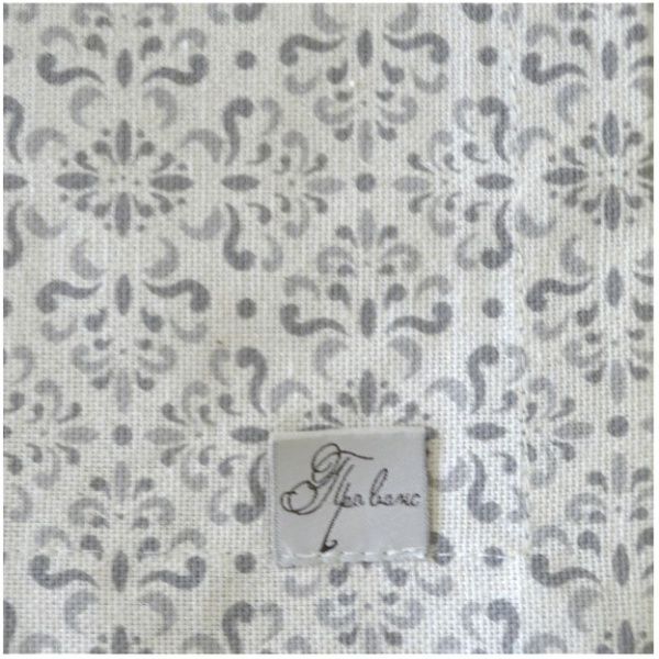 Скатерть Bella Серая витраж 110x134 см Прованс 