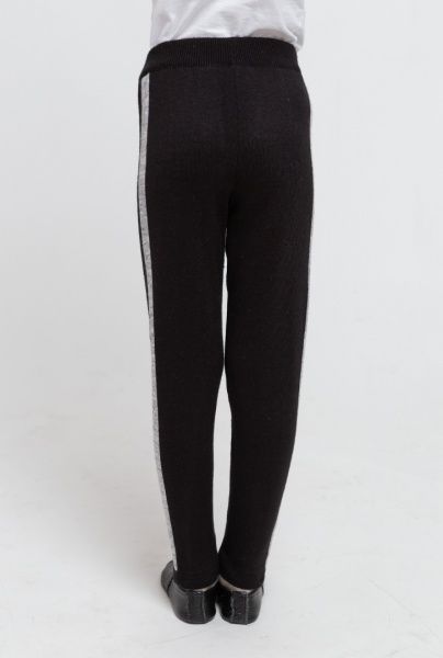 Лосины детские ART KNIT с лампасами р.134-140 черный 