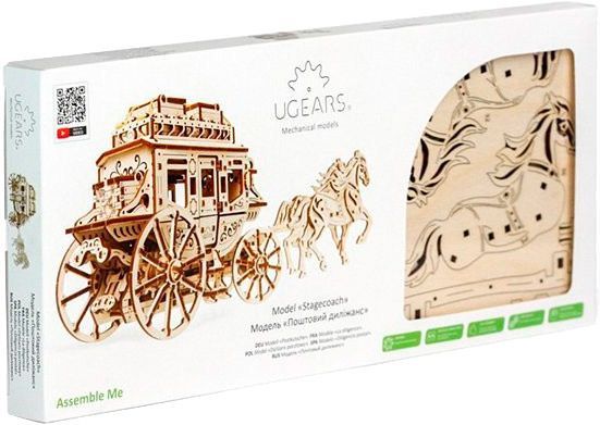 3D-конструктор Ukrainian Gears Почтовый дилижанс
