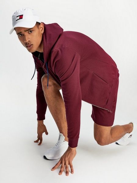 Джемпер Tommy Hilfiger FLEECE FZ HOODY S20S200354-VLP р. L бордовий