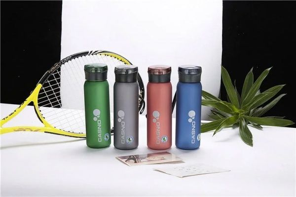 Пляшка для води 600 мл Casno синій KXN-1196_Blue