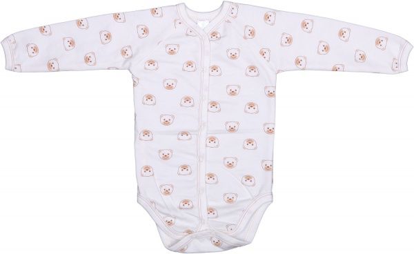 Боді дитяче унісекс Baby Veres Baby Bear р.74 коричневий 