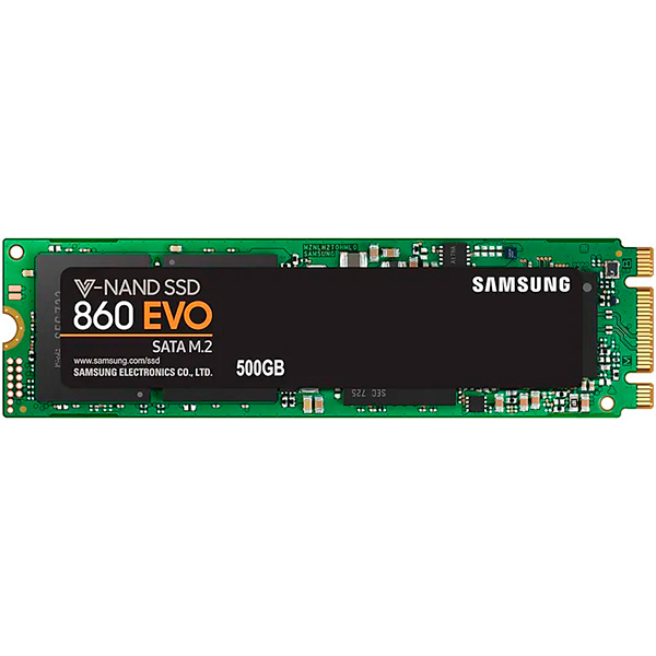 SSD-накопичувач Samsung 860 Evo 500GB M.2 SATA III TLC (MZ-N6E500BW) 