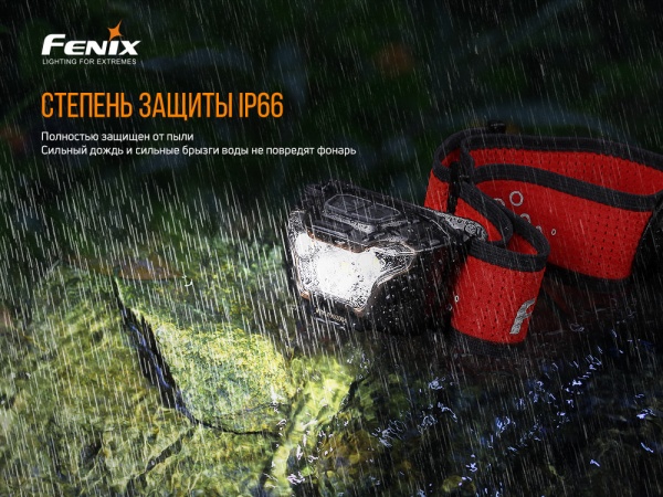 Фонарик на голову Fenix HL18R-T, 500лм, 82м