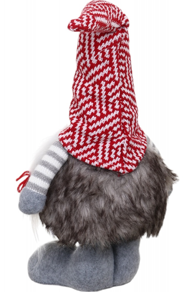 Декорация новогодняя Гномик лисовик что стоит 22х97 см в ассортименте леший AXY2218002AB