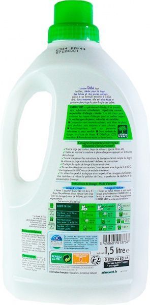 Гель для машинной стирки L'Arbre Vert Детский 20 cтирок 1,5 л