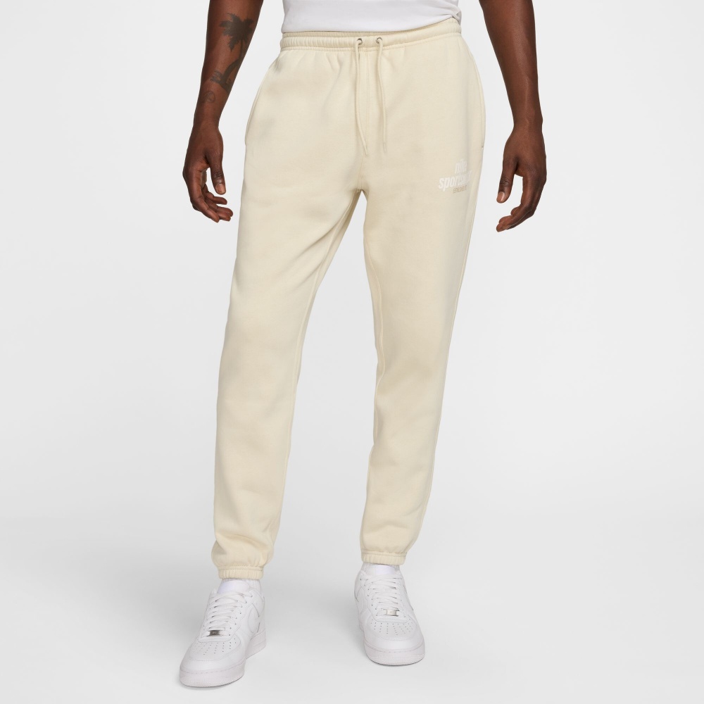 Штани Nike M NK CLUB BB CF PANT NSW GFX HJ2185-234 р. M бежевий