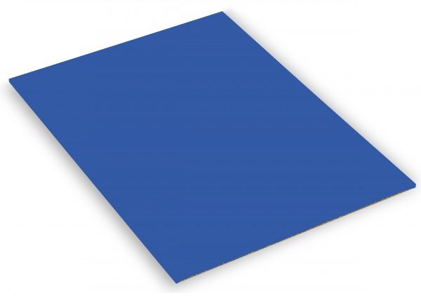 Лист ПВХ спінений Onduclair 500х500х3 мм синій