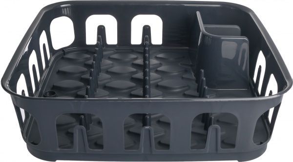 Сушарка для посуду Essentials 39x39x10,1 см темно-сіра Curver