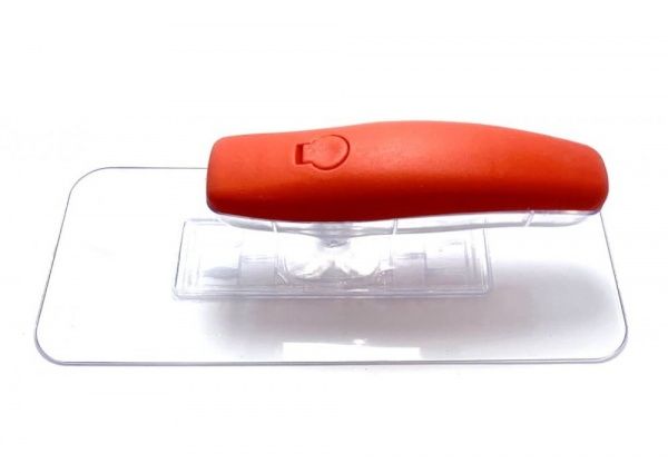 Терка для декора прозрачная 90х220мм FIT D05100-1