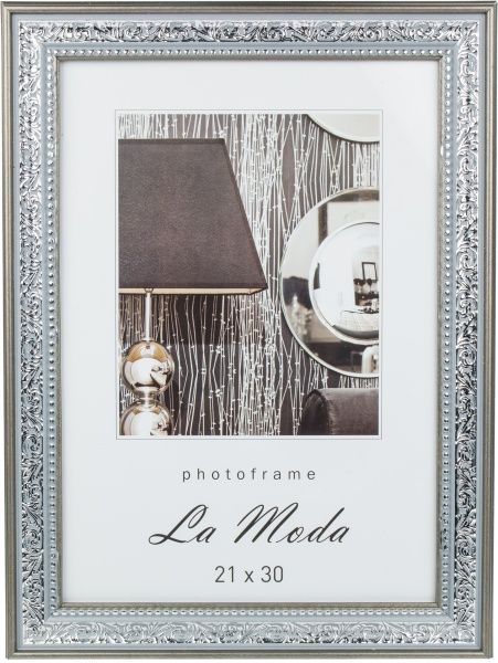 Рамка для фото La Moda P3305 silver 21х30 см 