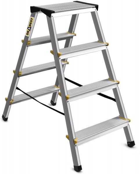 Драбина-стрем’янка Drabest PRO двостороння 2х4 (DD4-150) 