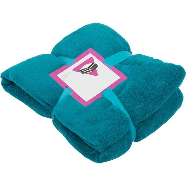 Плед мікрофібра Underprice аква 200x220 см 51918119