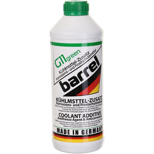 Антифриз Barrel Coolant Concentrate G11 -80°С 1,5л зелений 