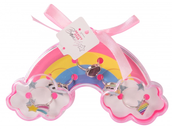 Набор детских колечек Радуга 5 шт./уп. KB2125 (ассортимент)