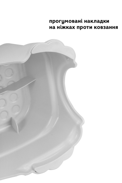 Подставка для ног ТехноК с прорезиненными вставками 9109