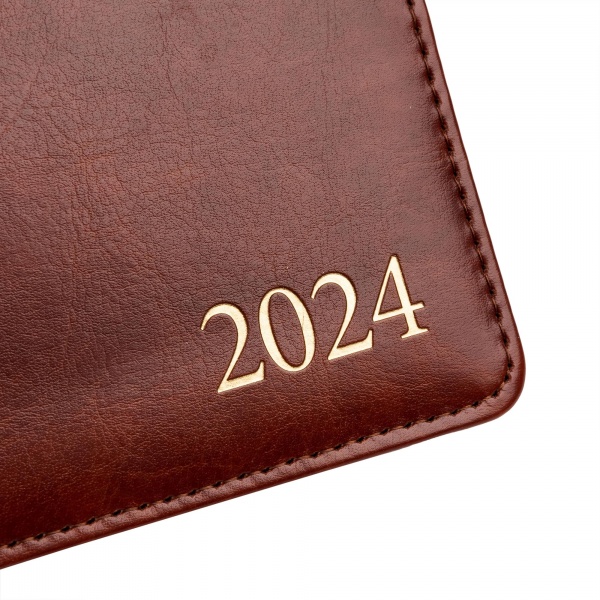 Планінг настільний датований 2024 Whisky коричневий 128 стор. Leo Planner