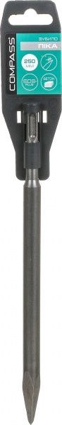Зубило піка Compass SDS-plus 250 мм