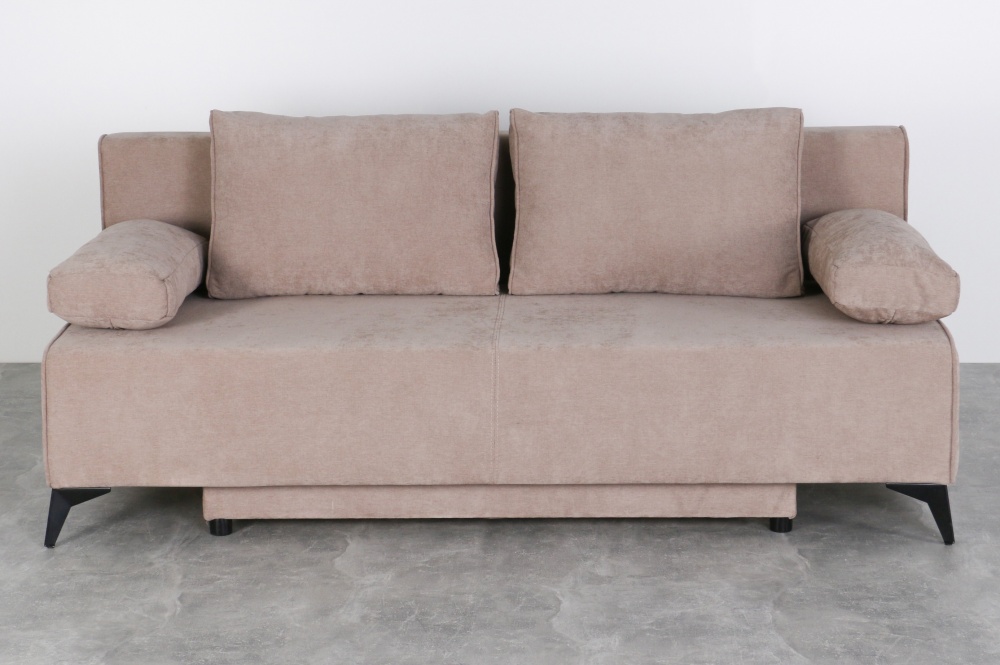 Диван прямой Элегант Эписофт Маями бежевый 1950x860x860 мм