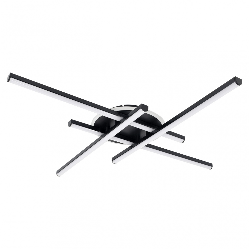 Люстра стельова NEW ARTIER STEUART 4-1-SL-BK 65 Вт чорний