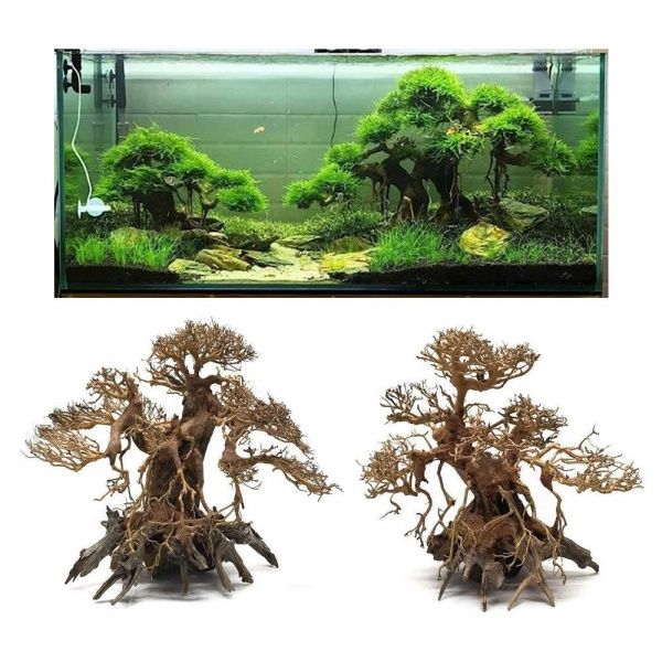 Декор Лотос К Коряга Акуа-Бонсаи S 15х20 см