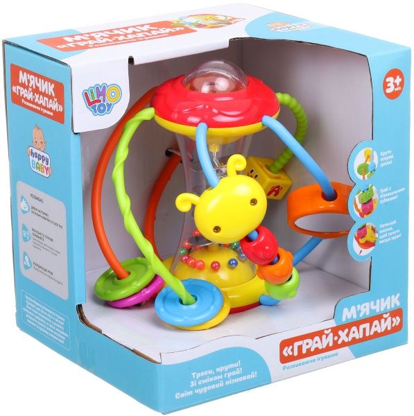 Погремушка Limo Toy мячик играй-хватай ODT042804