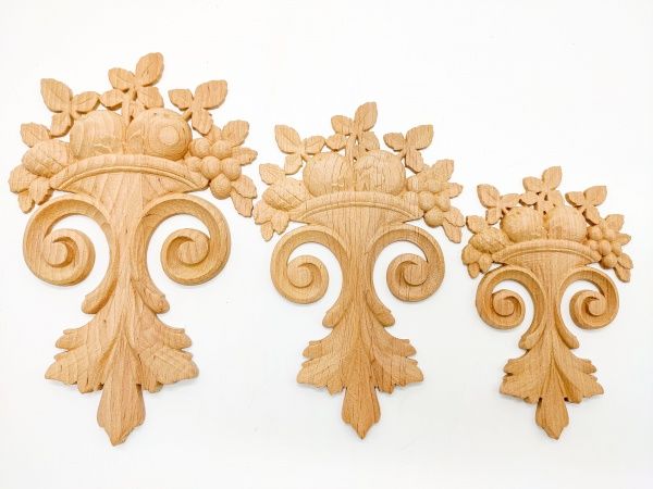 Декоративная панель деревянная вертикальная 1 шт. DV.06.100 150х150x9 мм 