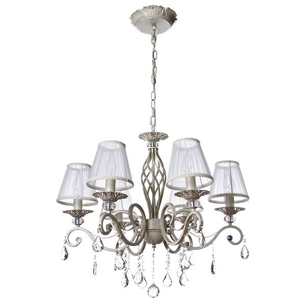 Люстра Altalusse INL-6121P-06 светлый крем/белый