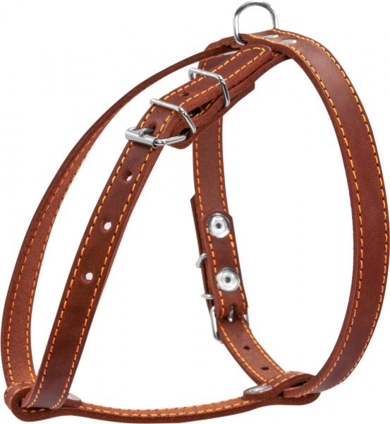 Шлея Collar одинарна для дрібних порід собак 14 мм коричневий
