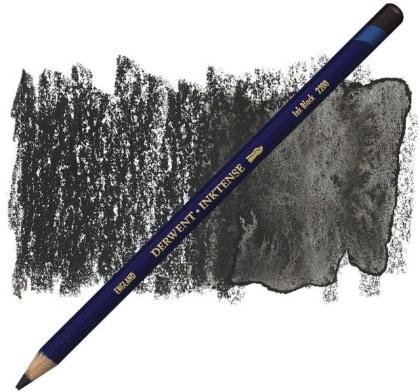 Олівець чорнильний Inktense 2200 Чорний Derwent