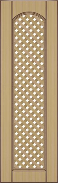 Фасад для кухні Грейд-Плюс Клен світлий патина №420 920x296 ВТ Вінтаж лівий