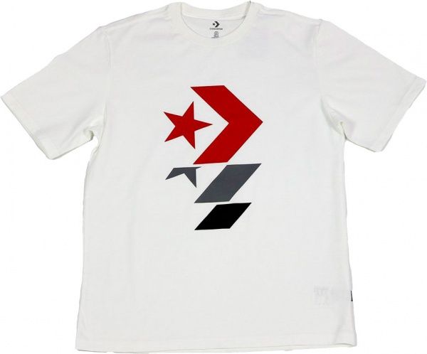 Футболка Converse Repeated Star Chevron Tee 10017452-102 XL білий