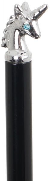 Ручка гелевая Единорог черный 