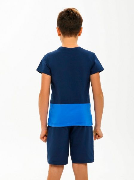 Шорты детские Smil 112214 р.134 серо-синий 