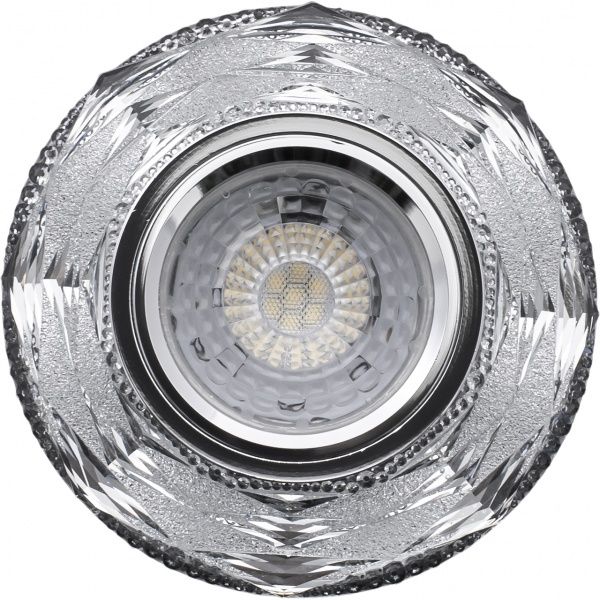 Светильник точечный Hopfen с подсветкой MR16 3 Вт GU5.3 4500 К прозрачный/хром CR 0717 LED 3W 