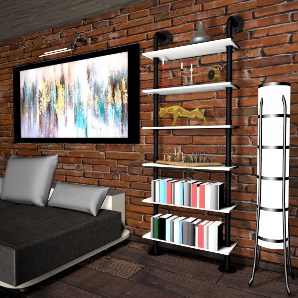 Комплект полок DC Макон-6 700x250 мм нимфея альба 