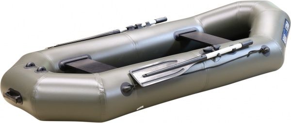 Човен надувний Aqua-Storm ПВХ 260 + Подарунок Супер Латка зелений