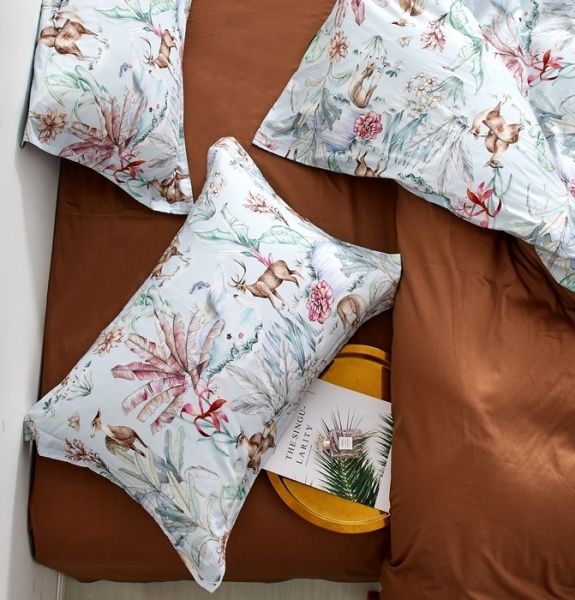 Комплект постельного белья 1.5 SH9286 коричневый Word of Dream