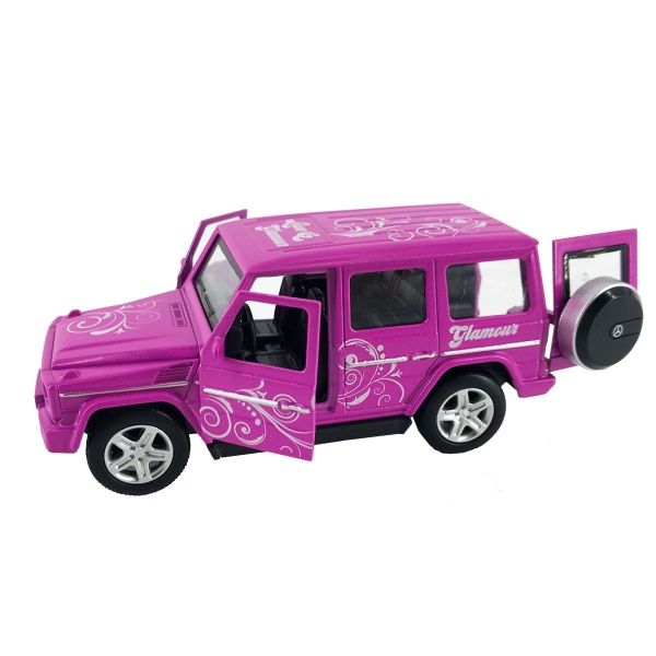 Автомодель Технопарк GlamcarMercedes-Benz G-Class (фіолетовий) 1:43 GCLASS-12GRL-LIL