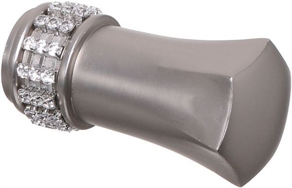 Наконечник Cardinal Плутон наборной d16 мм сатин никель 