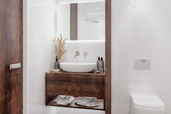 Плитка Golden Tile Mono білий 000041 25х40 