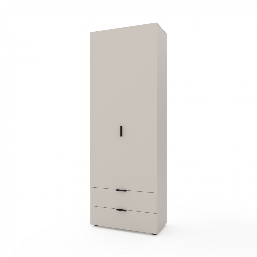 Шкаф Metkas Home A004 2д2ш ЛДСП 2300х800х420 мм кашемир / кашемир