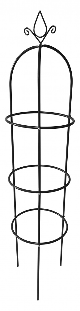 Держатель Королевская для растений 2000х400 мм черный металл